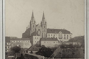 Emauzský klášter na konci XIX. století.